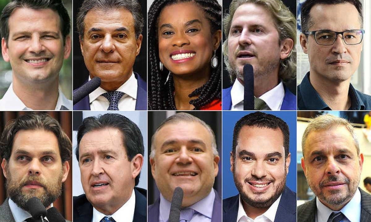 Os pré-candidatos à Prefeitura de Curitiba -  (crédito: Redes Sociais/Reprodução)