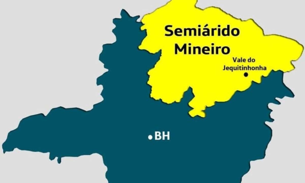 Obras vão abranger o semiárido mineiro -  (crédito: GOVERNO DE MINAS/REPRODUÇÃO)