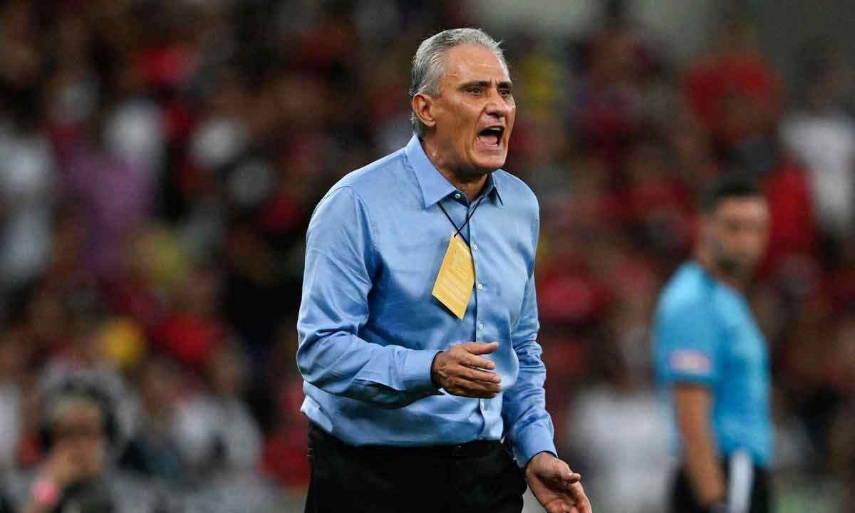 Tite está no comando do Flamengo desde outubro de 2023 -  (crédito: Mauro Pimentel/AFP)