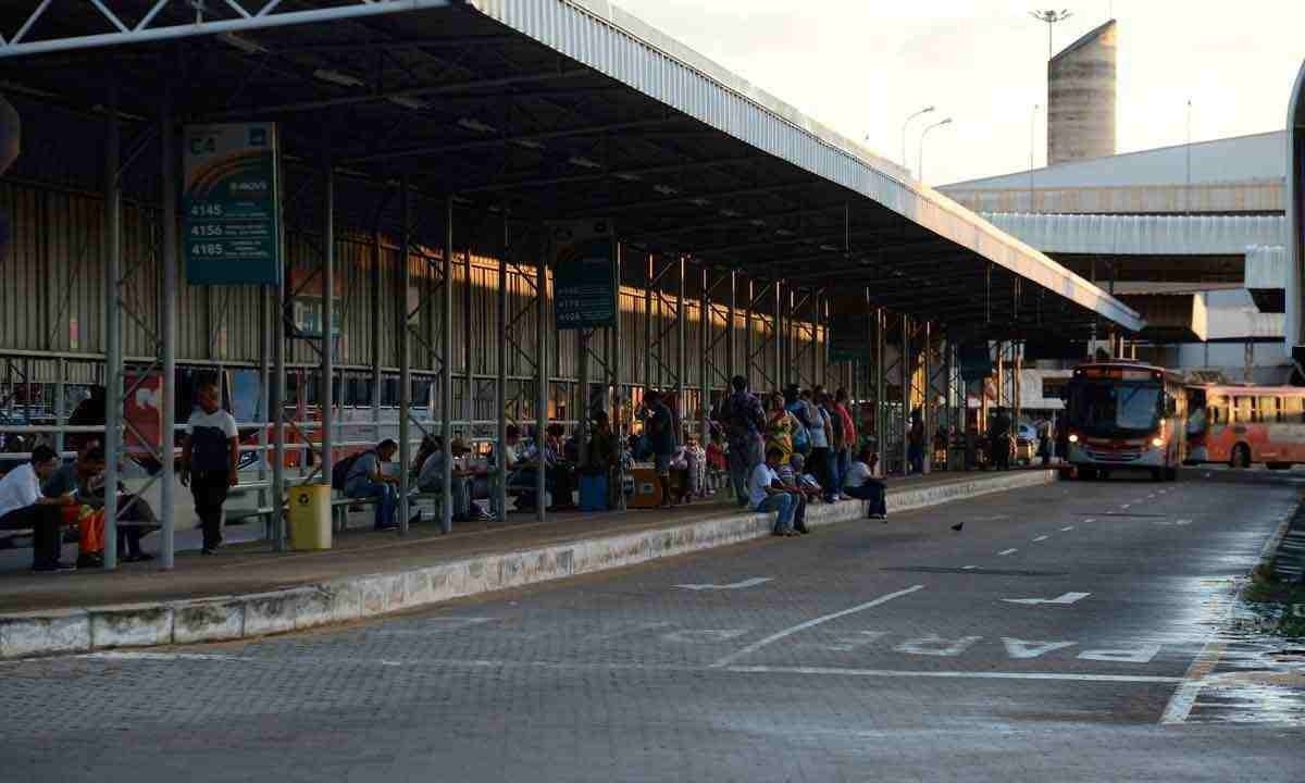  Terminal São Gabriel, EM BELO HORIZONTE, que integra o sistema do Move Metropolitano -  (crédito: Tulio Santos/EM/D.A.Press.)