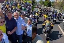 Bolsonaro em Ribeirão Preto: ex-presidente faz manifestação com Caiado 
