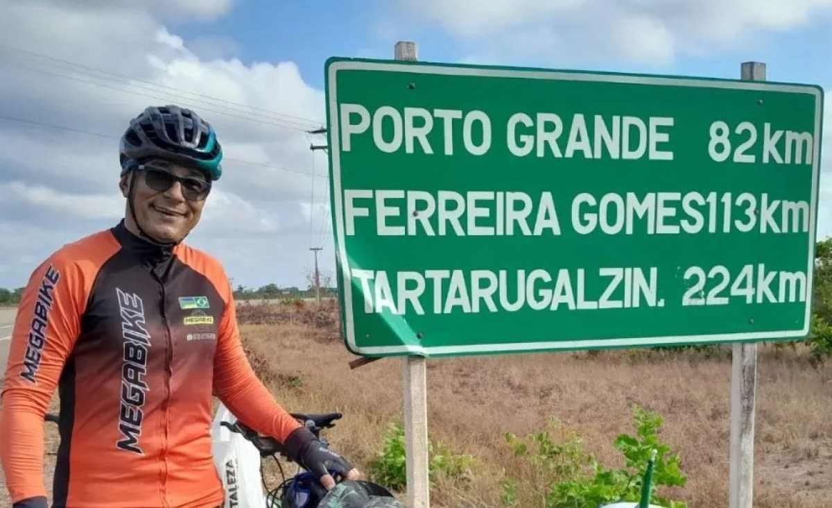 Ciclista que cruzava o país há um ano desaparece na fronteira com a Guiana