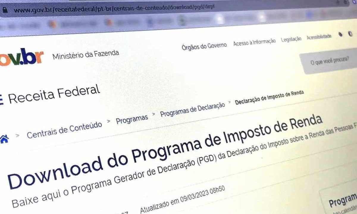 Prazo para declarar o Imposto de Renda vai até 31 de maio -  (crédito: Agência Brasil/Divulgação)