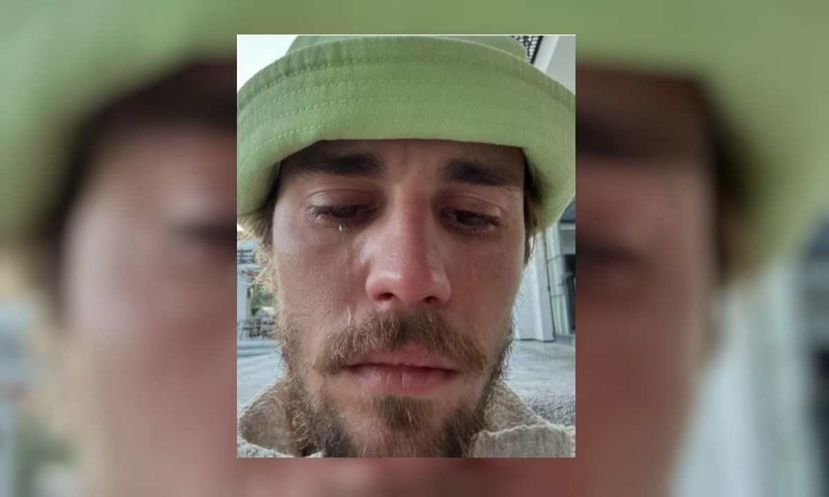 Justin Bieber chora em postagem no Instagram -  (crédito: Reprodução/Instagram/Justin Bieber)