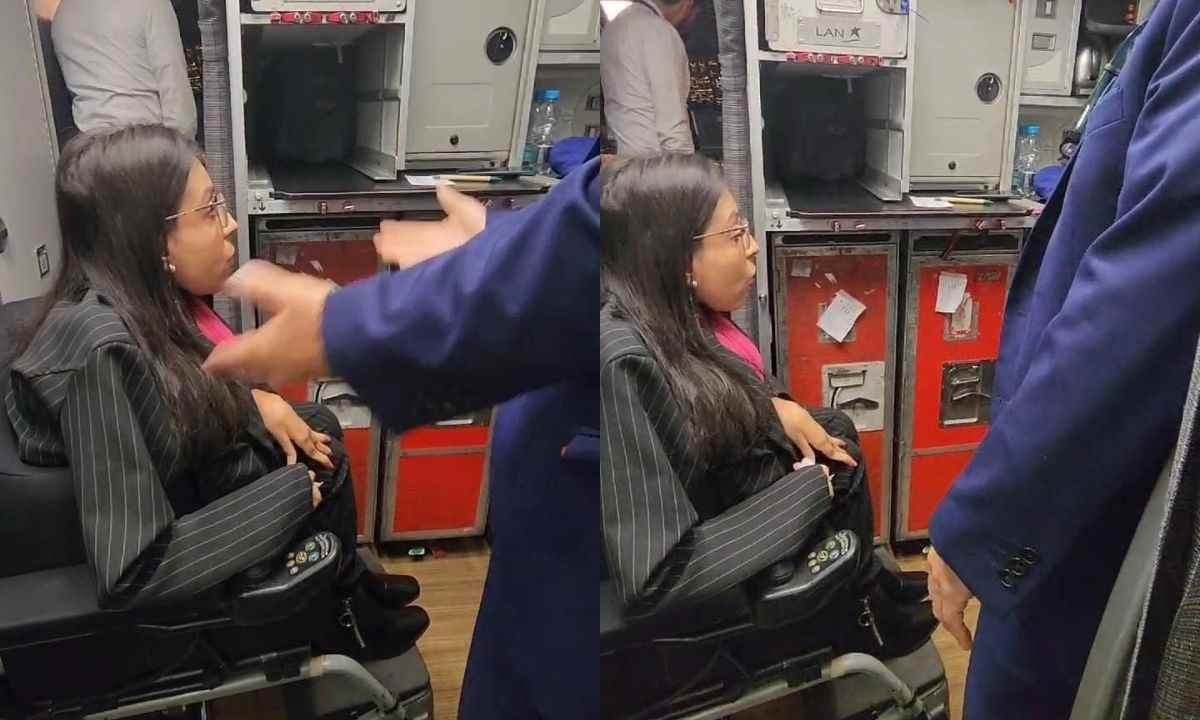 Professora mineira com defici&ecirc;ncia denuncia descaso de companhia a&eacute;rea
 -  (crédito: Reprodu&ccedil;&atilde;o: Arquivo pessoal)