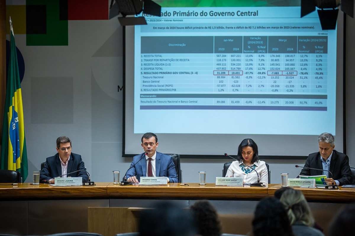 Déficit na conta do governo federal foi de R$ 1,5 bilhão em março