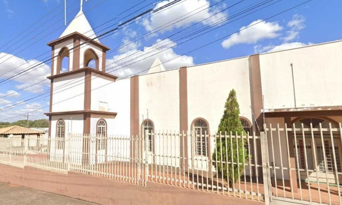 Assalto aconteceu na Igreja de Santo Expedito, em Uberaba -  (crédito: Google Street View)