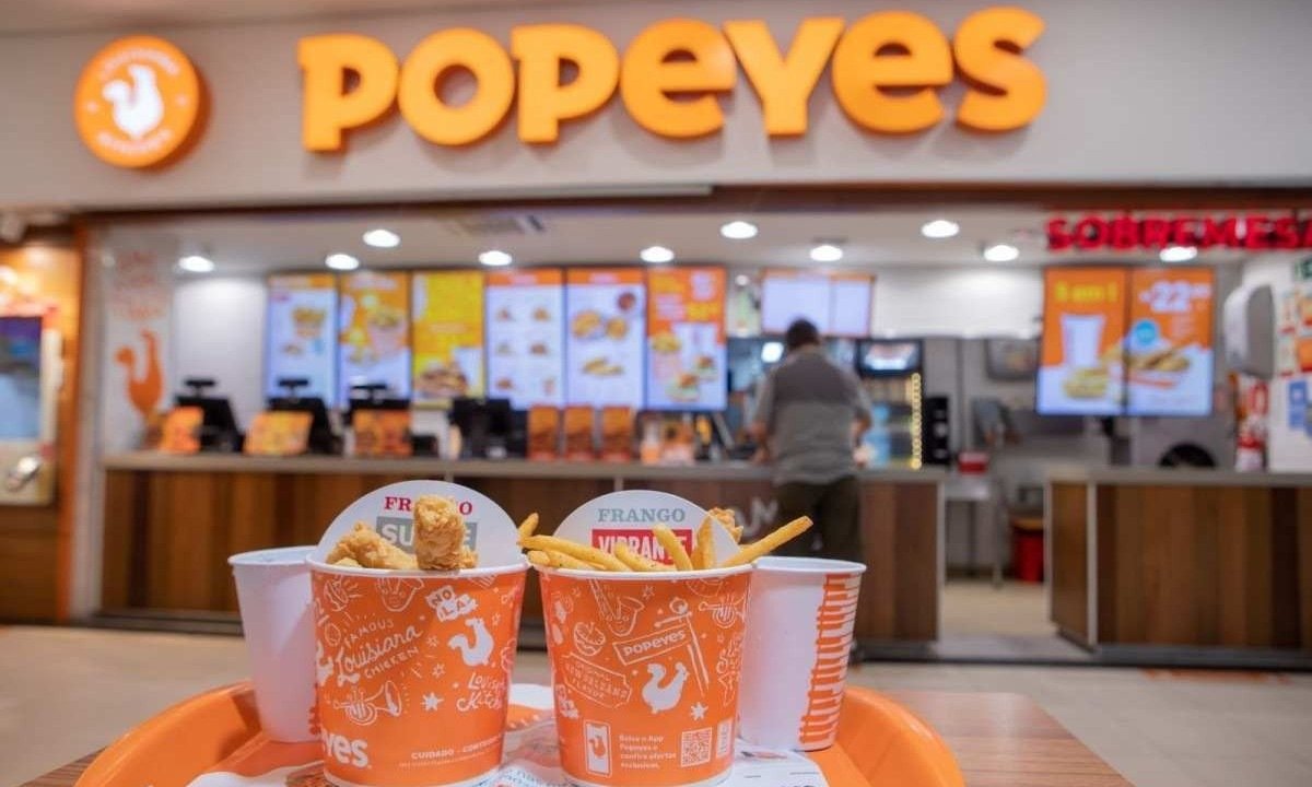 Popeyes distribui frango frito de graça no dia 1º de maio -  (crédito: Divulgação)