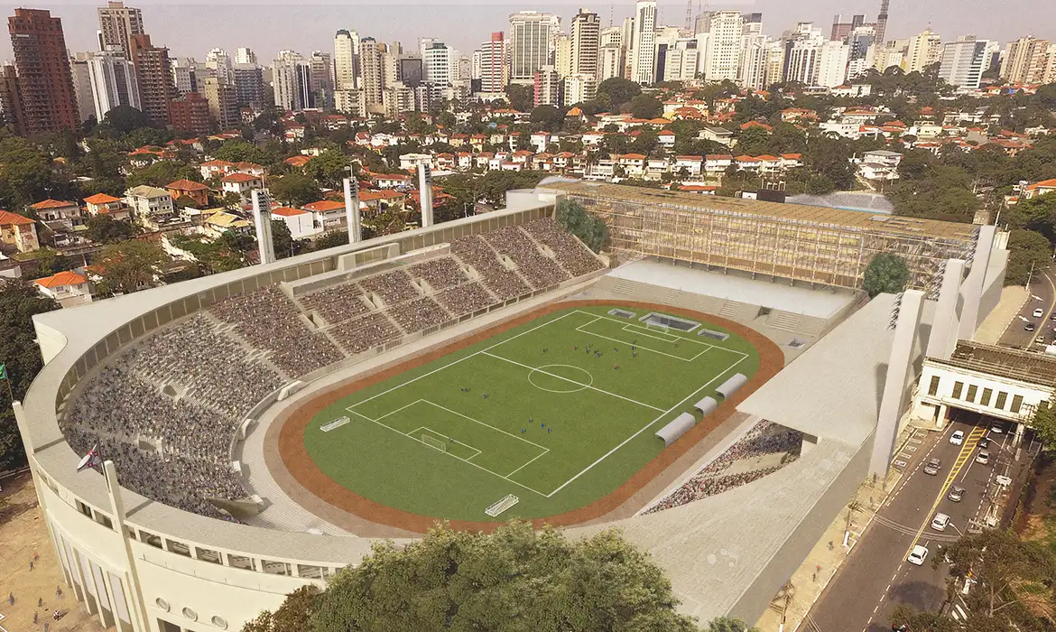 Estádio do Pacaembu deverá ficar pronto em junho, diz concessionária -  (crédito: EBC)