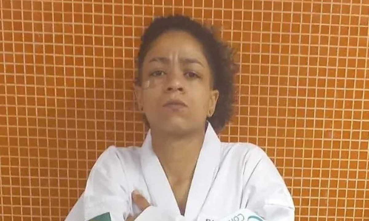 A lutadora de taekwondo Larissa Lohane Lopes foi detida por suspeita de agredir a mãe com uso de soco inglês -  (crédito: Reprodução/Comitê Paralimpico Brasileiro)