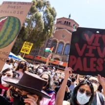 'Estudantes protestam como contra o Vietnã': a crise nas universidades dos EUA por guerra em Gaza - Getty Images