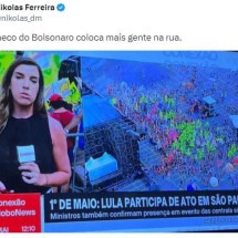 NIkolas e bolsonaristas debocham de baixa adesão em ato com Lula - Reprodução/Redes Sociais