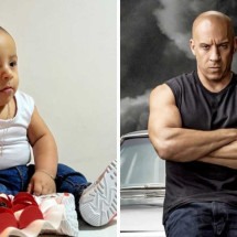 Mini Vin Diesel? Bebê viraliza por parecer com ator de ‘Velozes e furiosos' - Reprodução / TikTok / Divulgação