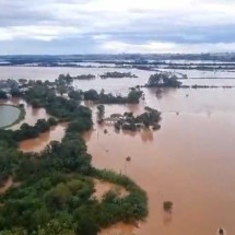 Vídeo: Barragem entra em colapso no Rio Grande do Sul - FAB/Divulgação