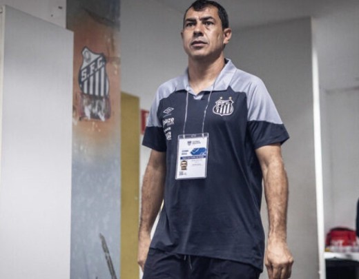 Carille confirma que fica no Santos no restante da temporada -  (crédito: Foto: Raul Baretta/ Santos FC)