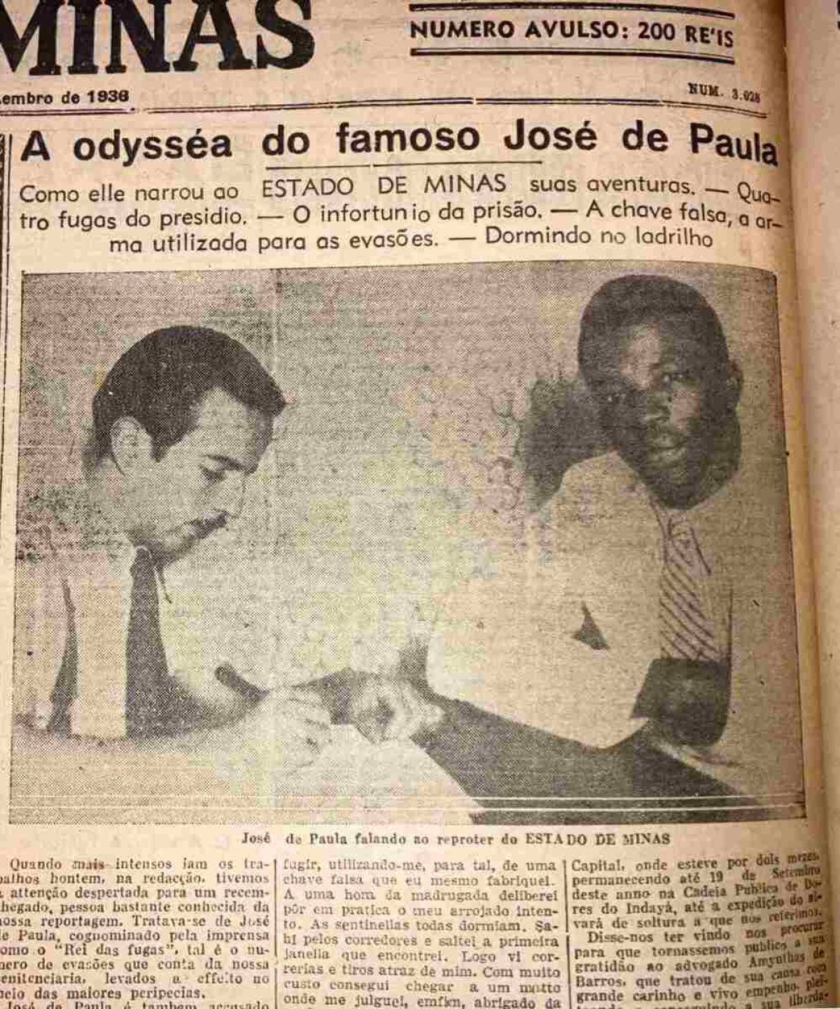 José de Paula tinha 36 anos e queria levar a família – a mulher e os filhos, Adão e Eva – para o Rio de Janeiro