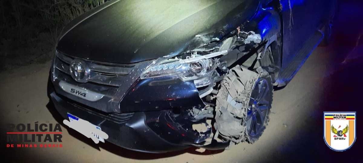 Motorista de Hilux é preso por fugir ao bater e matar motociclista em Minas