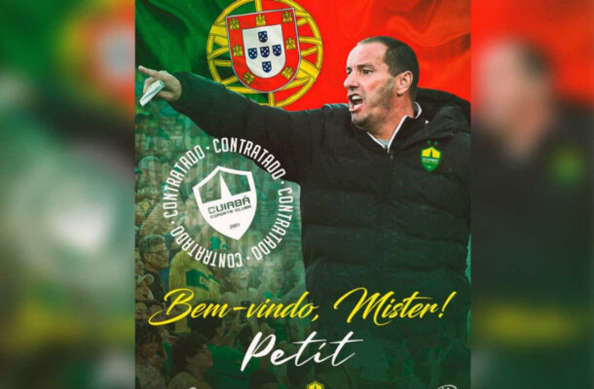 Cuiabá anuncia técnico português Petit para sequência da temporada