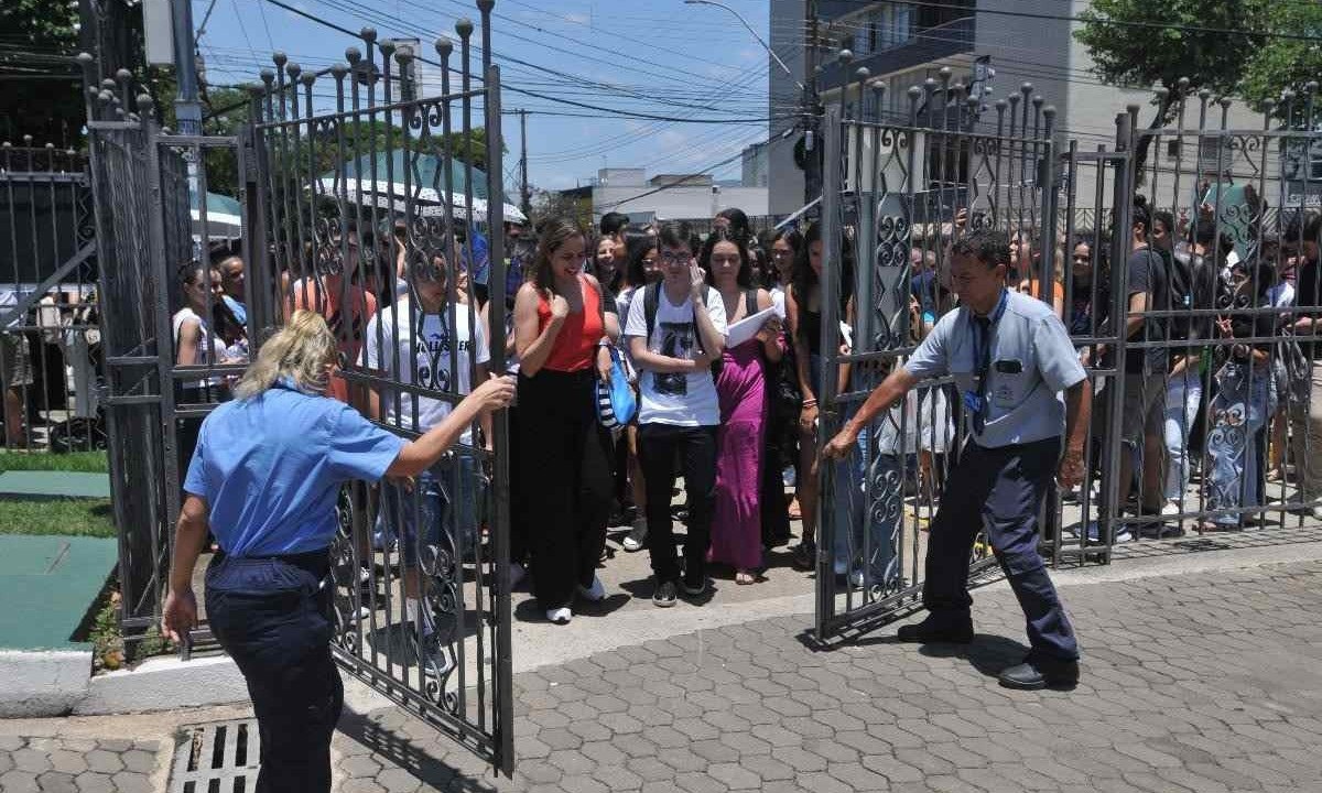 Segundo dados divulgados pelo governo federal mais de 60 mil pessoas se inscreveram para realizar o exame na capital mineira. -  (crédito: Gladyston Rodrigues/EM/D.A.Press)