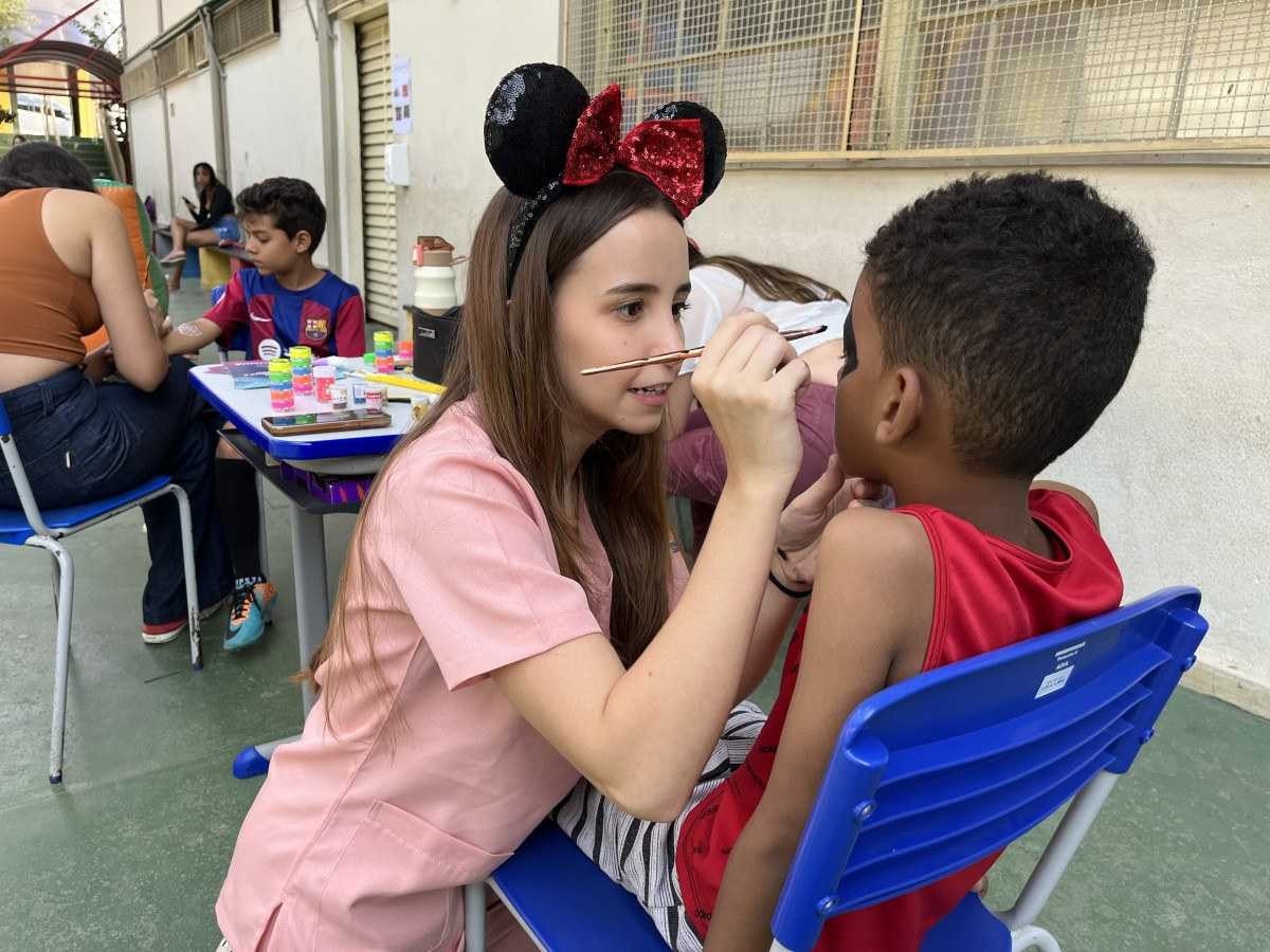 Projeto "FAMINAS com Você", na Vila Biquinhas (Heliópolis)