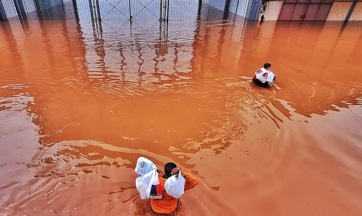 Rio Grande do Sul contabiliza 56 mortes devido a fortes chuvas -  (crédito: EBC)