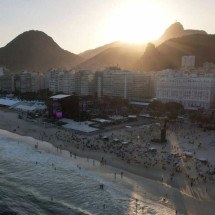 Marinha restringe circulação no mar de Copacabana durante show de Madonna - Folhapress/Reprodução