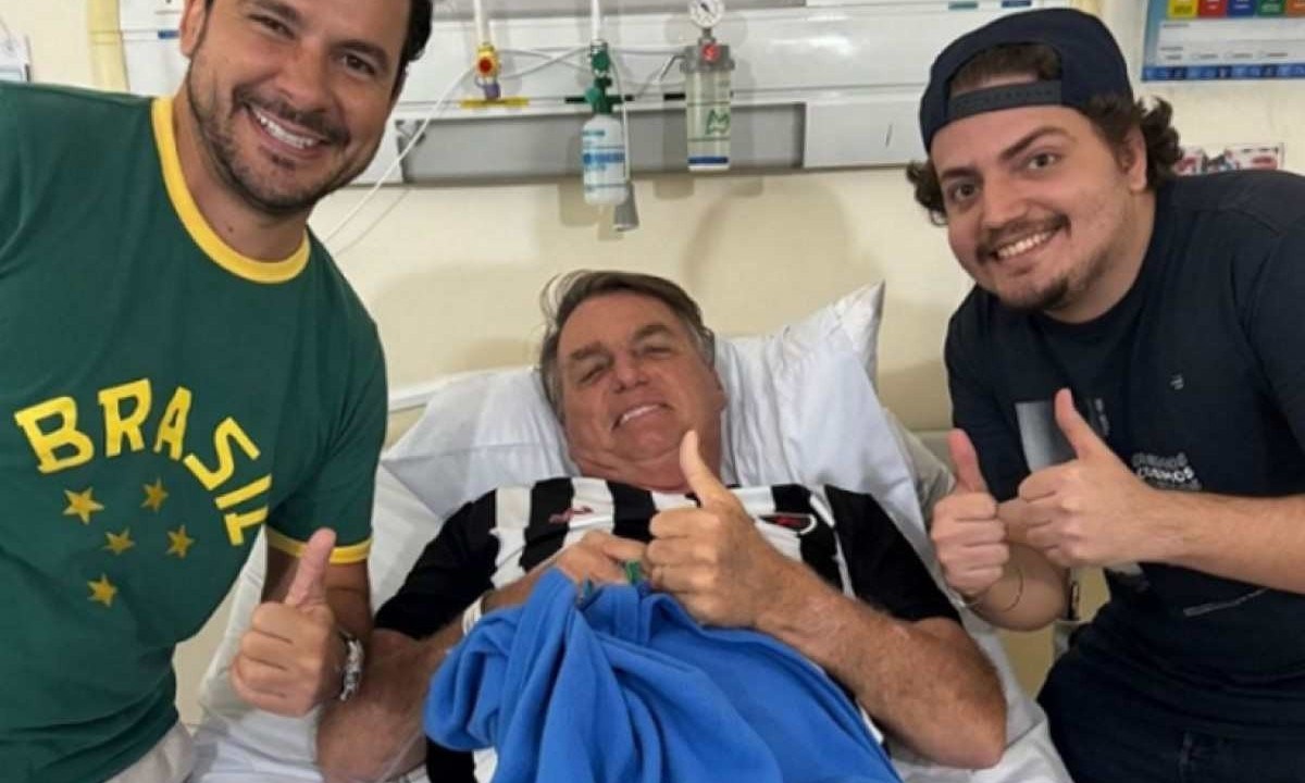 Bolsonaro está internado em Manaus, tratando quadro de erisipela -  (crédito: Reprodução / Redes Sociais)
