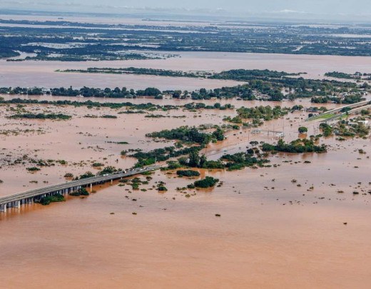 Enchente no Rio Grande do Sul já deixa 78 mortos e 134 mil desabrigados  -  (crédito:  Ricardo Stuckert / Presidência da República)