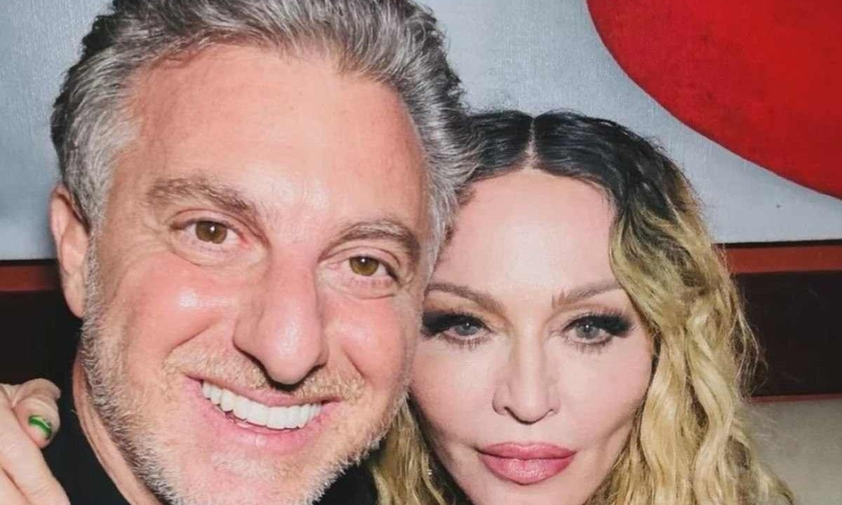 Luciano Huck e Madonna -  (crédito: Reprodução/Instagram)