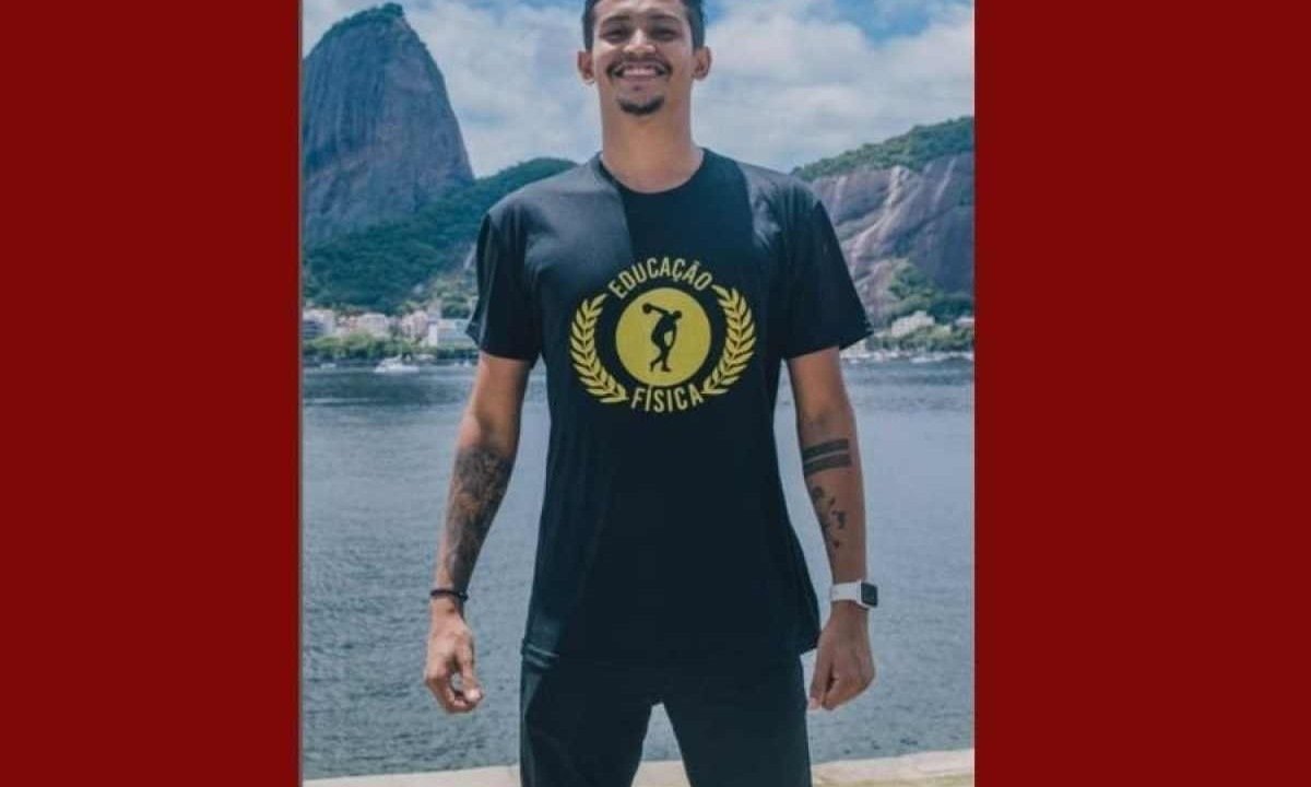 Luis Felipe Alves do Nascimento, de 27 anos, está internado no Hospital Municipal Miguel Couto em estado grave -  (crédito: Arquivo pessoal)