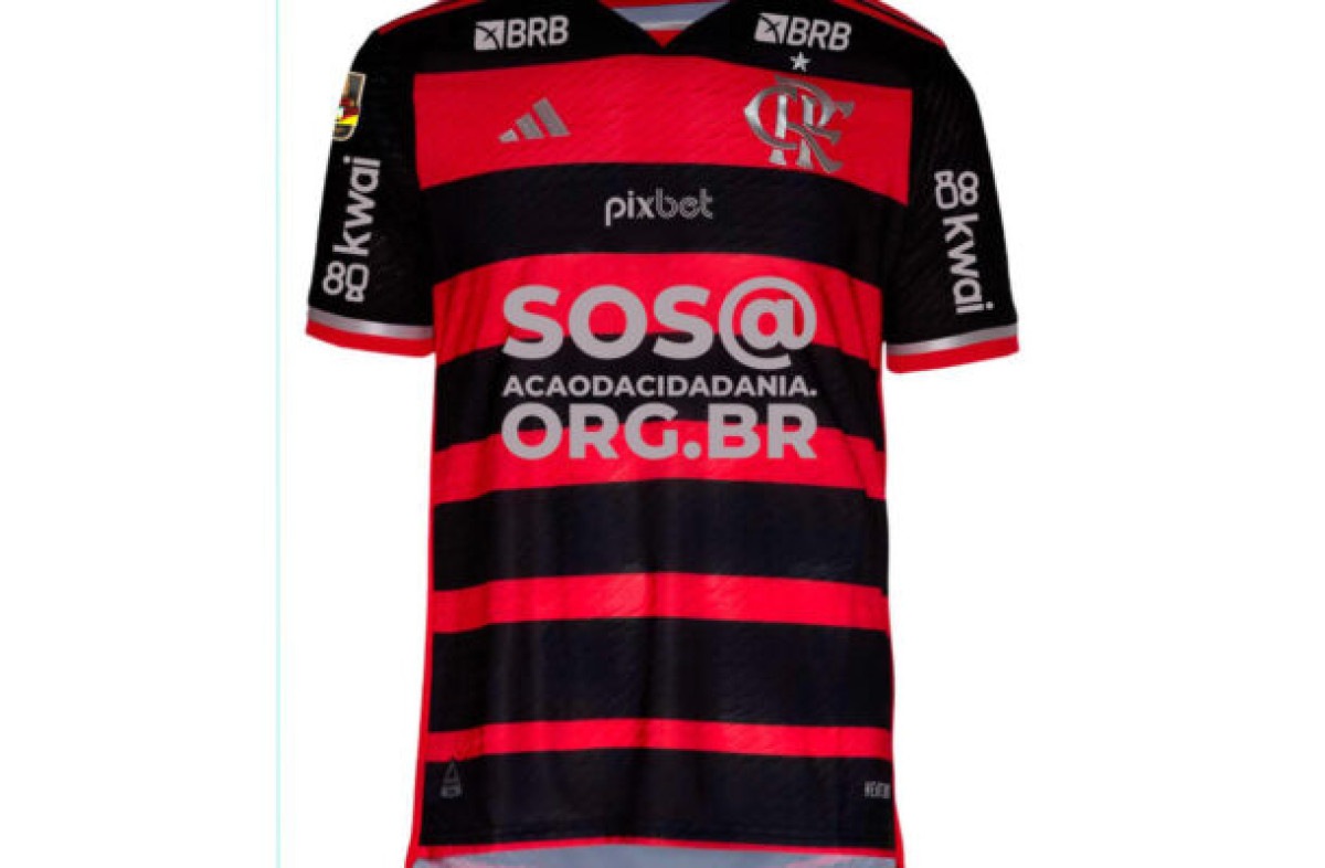 Camisa do Flamengo terá Pix para ajuda às vítimas do Sul contra o Corinthians