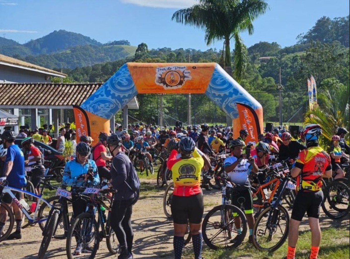Tour do Peixe MTB: evento de cicloturismo está com inscrições abertas para etapa em Atibaia -  (crédito: Uai Turismo)