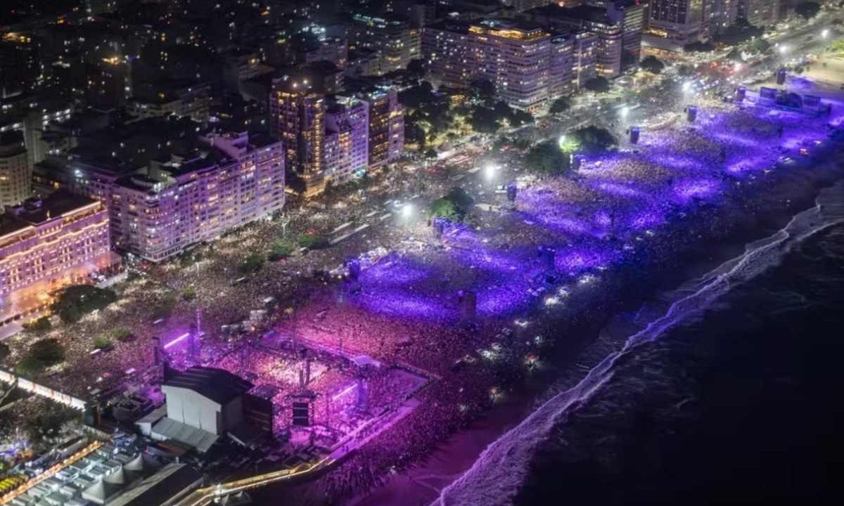 Show de Madonna em Copacabana -  (crédito:  Fernando Maia/Riotur)