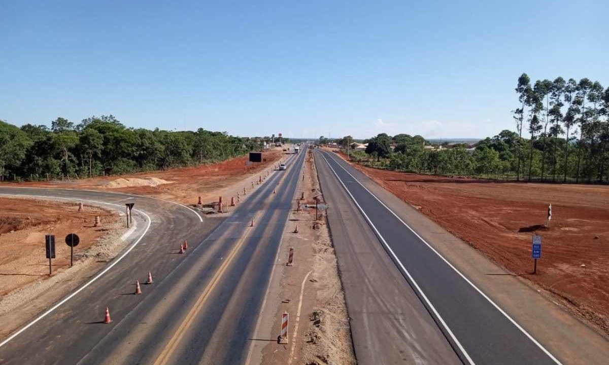 Trecho da BR-135 será interditada -  (crédito: Governo de Minas/Divulgação)