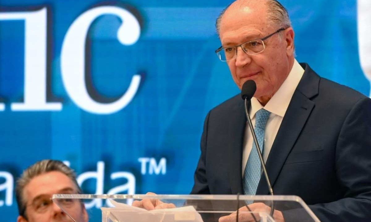 Vice-presidente Geraldo Alckmin -  (crédito: Leandro Couri/EM/DAPRESS)