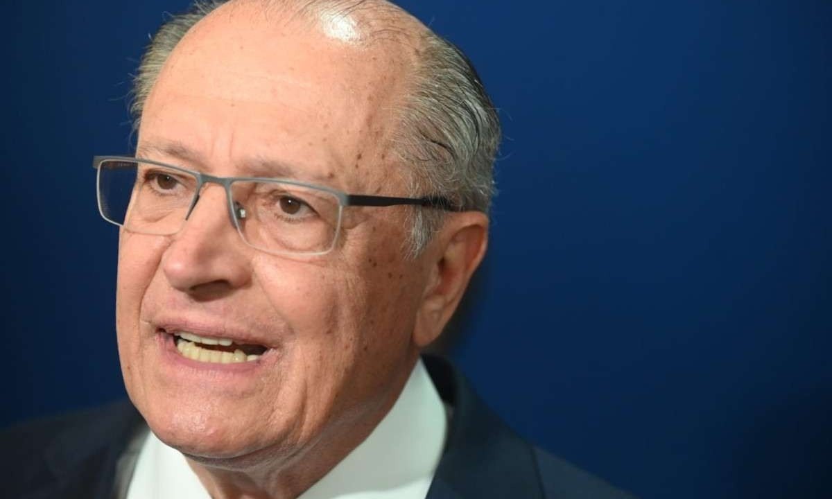Geraldo Alckmin esteve na Grande BH  -  (crédito: Leandro Couri/EM/DA PRESS)