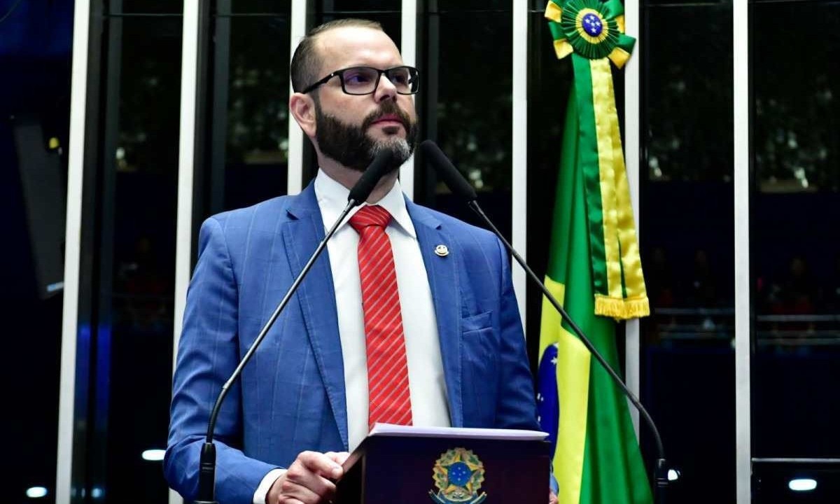 Senador Jorge Seif (PL-SC) defendeu a PM de S&atilde;o Paulo -  (crédito: Waldemir Barreto/Ag&ecirc;ncia Senado)