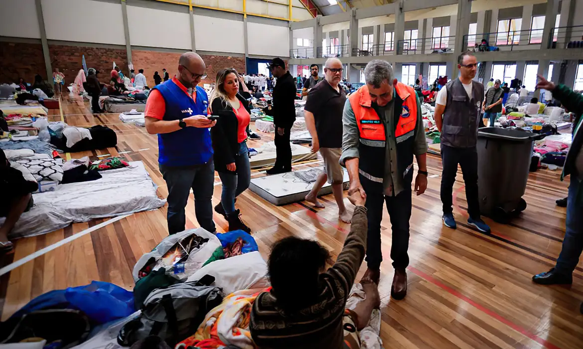 RS: Força Nacional e policiais temporários vão conter saques e roubos -  (crédito: EBC)