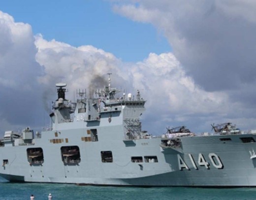 Além do Atlântico, a Marinha mobiliza o Navio de Apoio Oceânico Mearim e o Navio-Patrulha Oceânico Amazonas -  (crédito: Divulgação/Marinha)