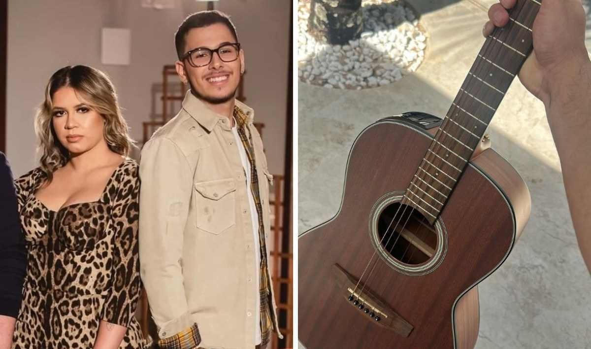 Irmão de Marília Mendonça rifa violão da cantora para ajudar tragédia no RS