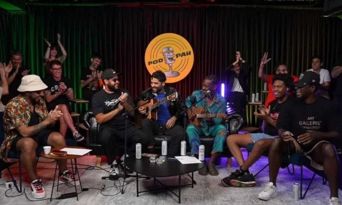 Fresno se juntou ao PodPah em live para atingidos pela chuva no Rio Grande do Sul -  (crédito: Reprodução / YouTube)