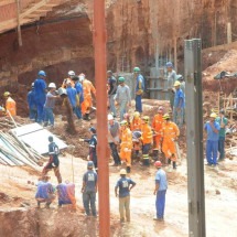 Relatório aponta negligência em obra do Verdemar que matou 4 trabalhadores - Leandro Couri/EM/D.A Press