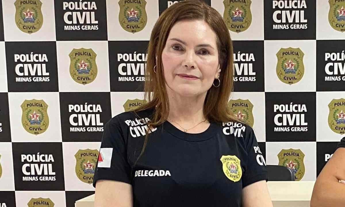 A delegada Adriene Lopes iniciou as investigações em janeiro deste ano -  (crédito: Divulgação/PCMG)