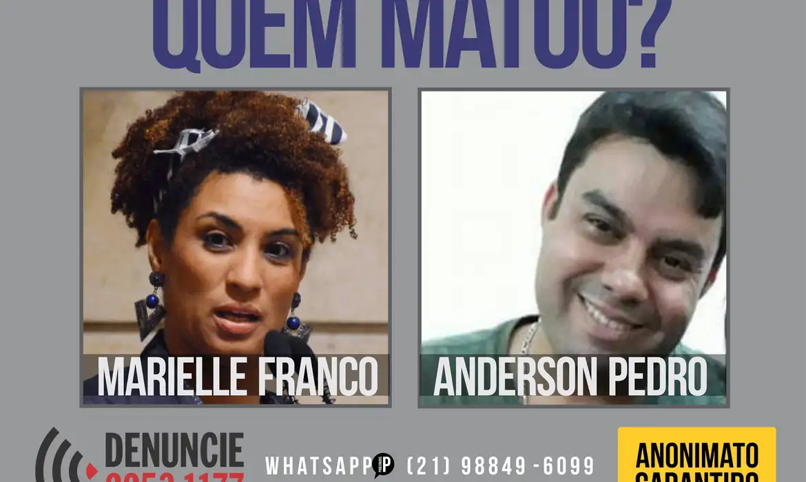 PF prende mais dois acusados de participar de assassinato de Marielle -  (crédito: EBC)