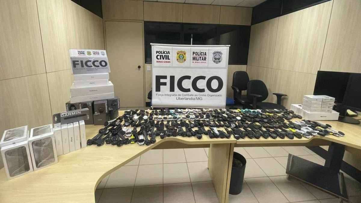 Cerca de R$ 700 mil em eletrônicos sem procedência são apreendidos em MG