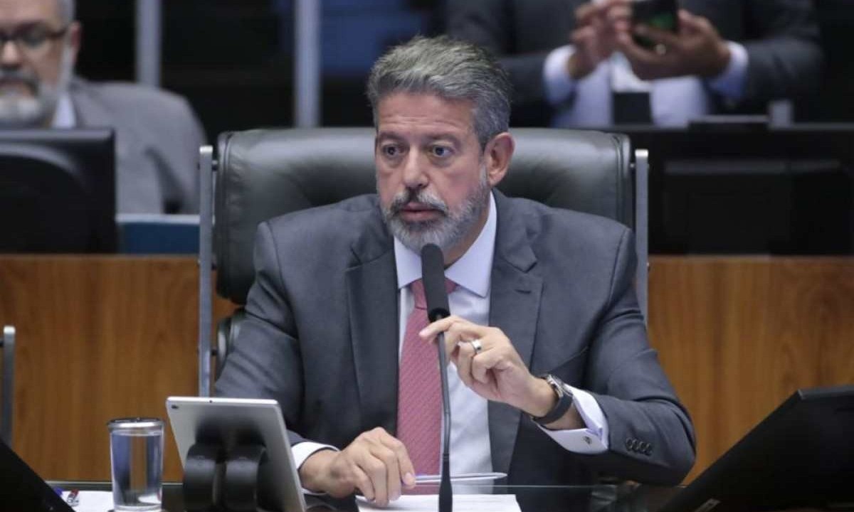 Lira foi vaiado em Alagoas, estado onde foi eleito -  (crédito: Zeca Ribeiro/Câmara dos Deputados)