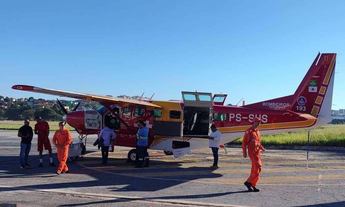 O CBMMG enviou, ao todo, 28 militares para ajudar no resgate de pessoas no Rio Grande do Sul -  (crédito: Jair Amaral/EM/DA Press)