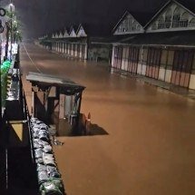 Guaíba sobe quase meio metro em 24 horas e chega a 5,20 m - reprodu&ccedil;&atilde;o redes sociais