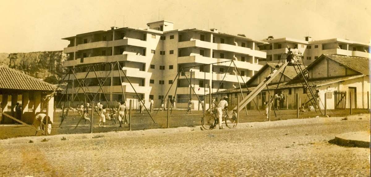 Nos anos 1950, parque infantil já era visto no conjunto IAPI-Arquivo EM - 5/7/1951