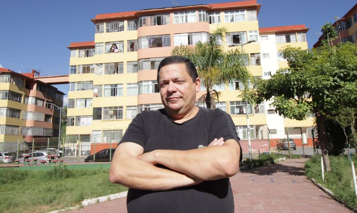 Carlos Alberto Pinheiro, morador do conjunto IAPI
